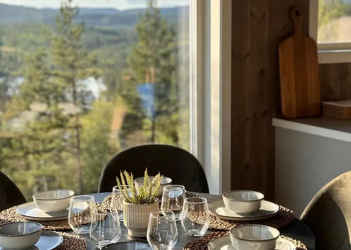 Ferienhaus Med Flott Utsikt